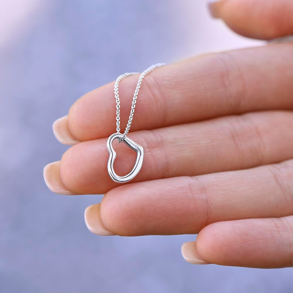 Delicate Heart Necklace (No MC)